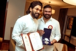Allu Arjun National Award, Allu Arjun New Delhi, allu arjun celebrates receiving national award, 69th national awards