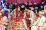 Mukesh Ambani son wedding, Mukesh Ambani son wedding, akash ambani shloka mehta gets married in a star studded affair, Shloka mehta