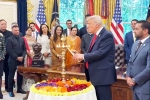 Donald Trump celebrates Diwali, Donald Trump latest, donald trump celebrates diwali at white house, Lakshmi Donald Trump celebrates Diwali, Donald Trump latest, donald trump celebrates diwali at white house, Lakshmi