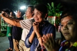 Boys, Flooded, four boys rescued from flooded thai cave, Thai cave