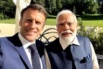 Emmanuel Macron and Narendra Modi latest, Emmanuel Macron and Narendra Modi news, france and indian prime ministers share their friendship on social media, Twitter account