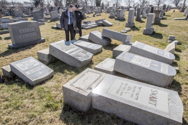 Jewish cemetery headstones damaged in Pennsylvania