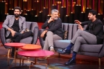 koffee with karan prabhas episode, Bollywood, baahubali trio shares coffee couch on koffee with karan, Baahubali tv series