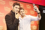 amb cinemas, mahesh babu wax statue in amb cinemas, mahesh babu s wax statue for madame tussauds unveiled at hyderabad s amb cinemas, Madame tussauds