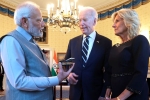 Narendra Modi for Jill Biden, Narendra Modi news, narendra modi gifts 75 carat diamond to jill biden, Upanishad