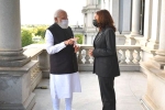 USA, Narendra Modi USA tour, narendra modi s special gift to kamala harris, Indian americans