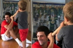 Novak Djokovic tweet, Novak Djokovic a Devotee of Lord Krishna, is tennis star novak djokovic a devotee of lord krishna this viral pic with his kids is a proof, Joker