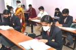 students, students, students go back to schools in 8 states after 6 months, Srikakulam