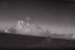 Crimea's coast, Cesar Kunikov videos, ukraine drone damages russian landing ship, Caesar