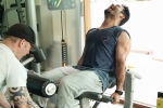 NTR gym pics, NTR, latest workout picture of tarak is here, Lloyd stevens
