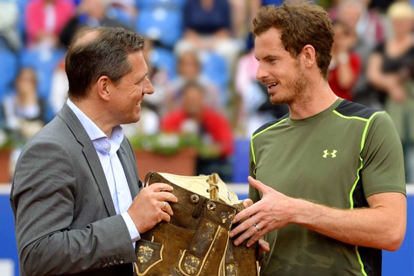 Murray Gets first Clay title by winning BMW Open in Munich},{Murray Gets first Clay title by winning BMW Open in Munich