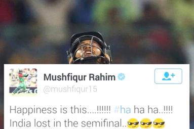 “Happiness is this...!!! India lost in the semifinal" - Mushfiqur Rahim “Happiness is this...!!! India lost in the semifinal" - Mushfiqur Rahim