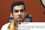 gautam gambhir turns politician, gautam gambhir turns politician, forget jail gautam gambhir s suggestion for indian flag shamers, Indians abroad