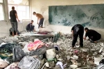 Israel Hamas school attack, al sardi school attack, israel strike on school dozens killed, Israel war
